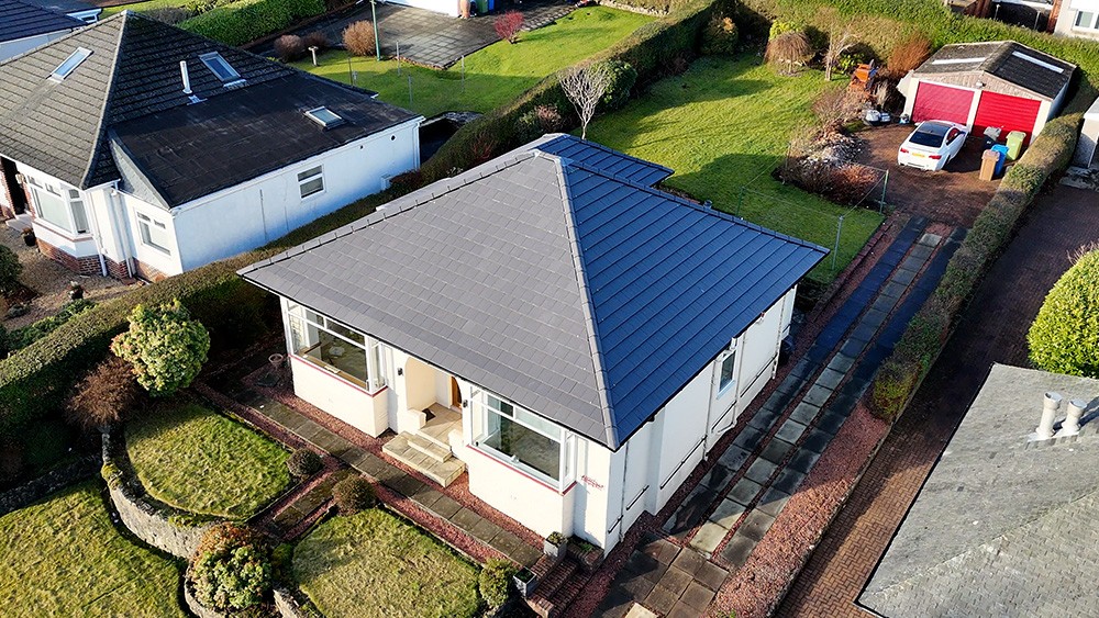 New roof on detached UK house