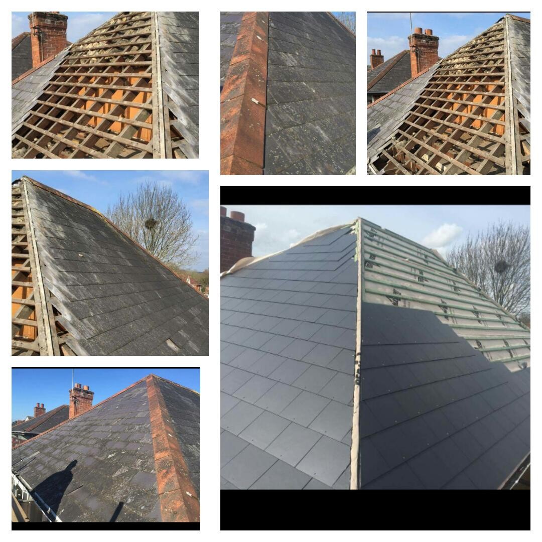 Roof repair completed