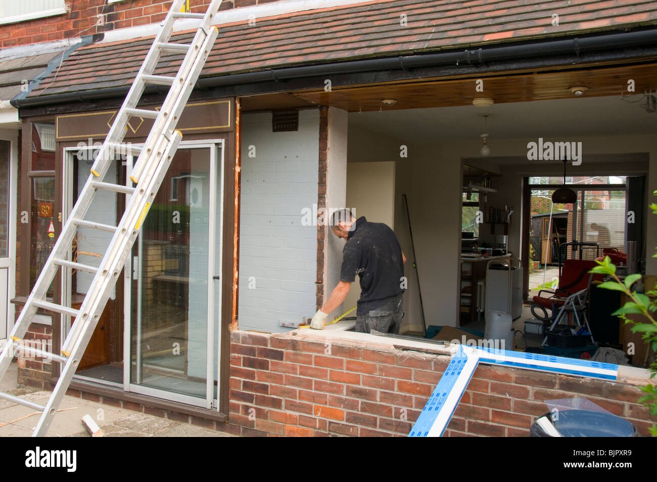 UPVC windows on terraced house