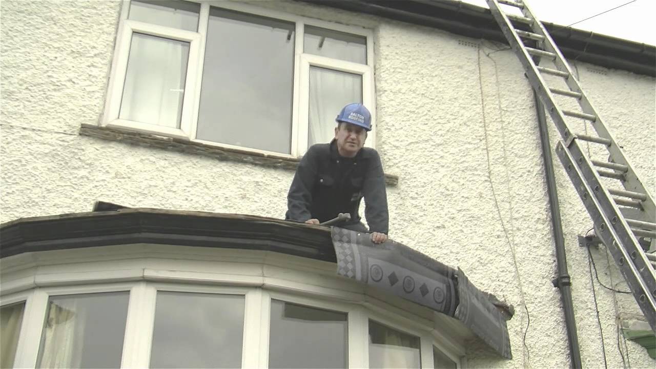 Bay window roof repair